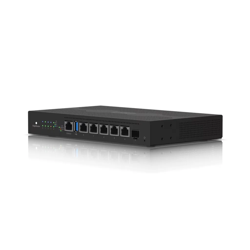 EdgeRouter 6 PoE — UniFi adattatore di alimentazione PoE Ubiquiti