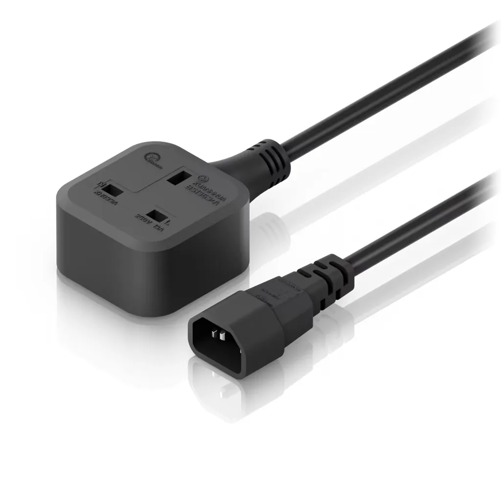 C14 to Type G Adapter Cable vista 2