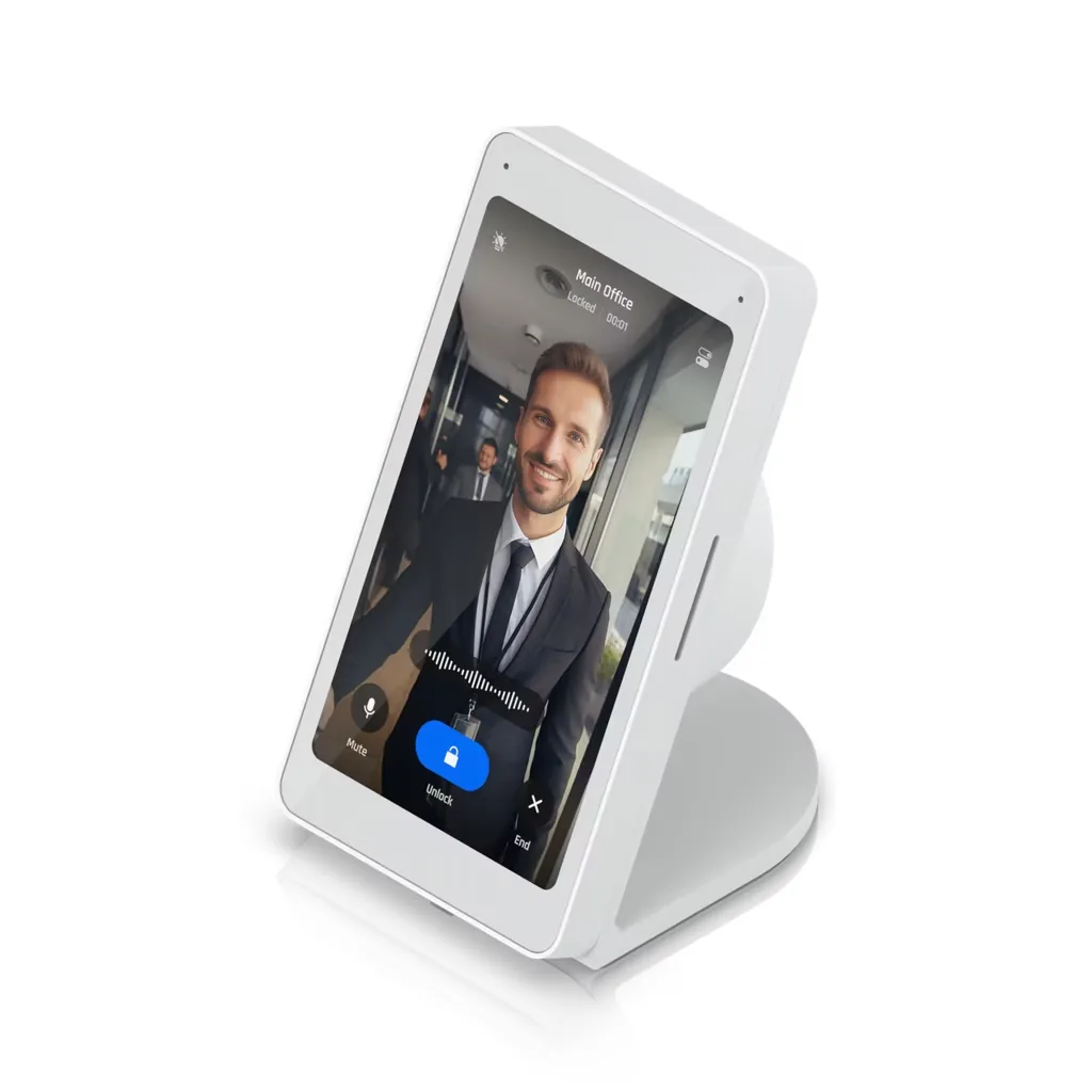 Intercom Viewer Table Stand — UniFi intercom per controllo accessi Ubiquiti