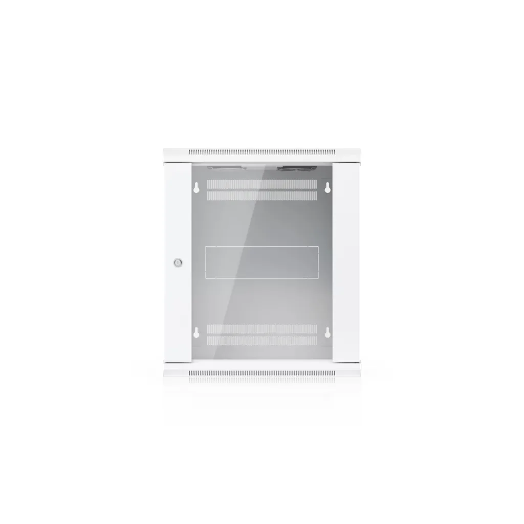 12U Rack Cabinet, 450 mm, Glass Door — UniFi supporto di montaggio Ubiquiti