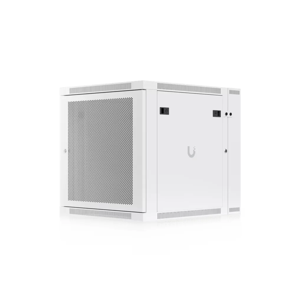 12U Rack Cabinet, Swing, Perforated Door vista 4