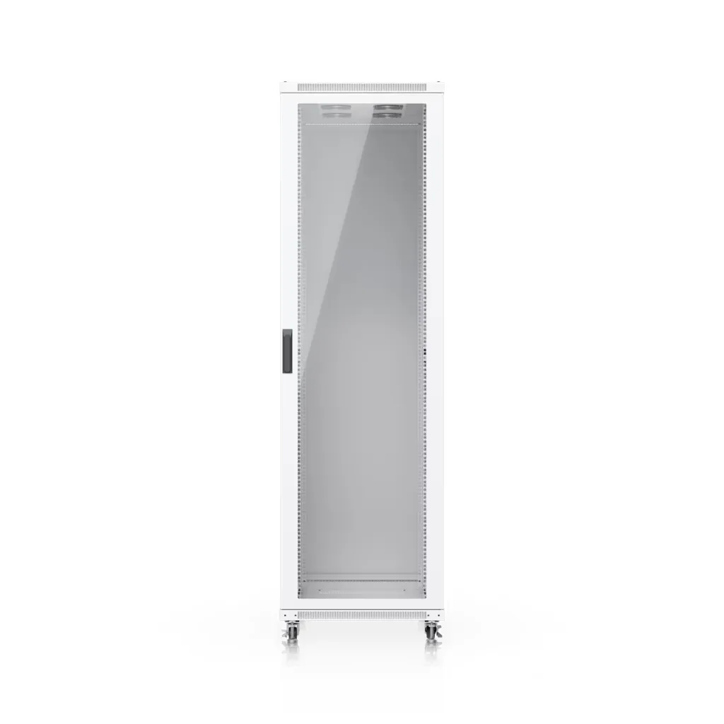 42U Rack Cabinet, 1,000 mm, Glass Door — UniFi supporto di montaggio Ubiquiti