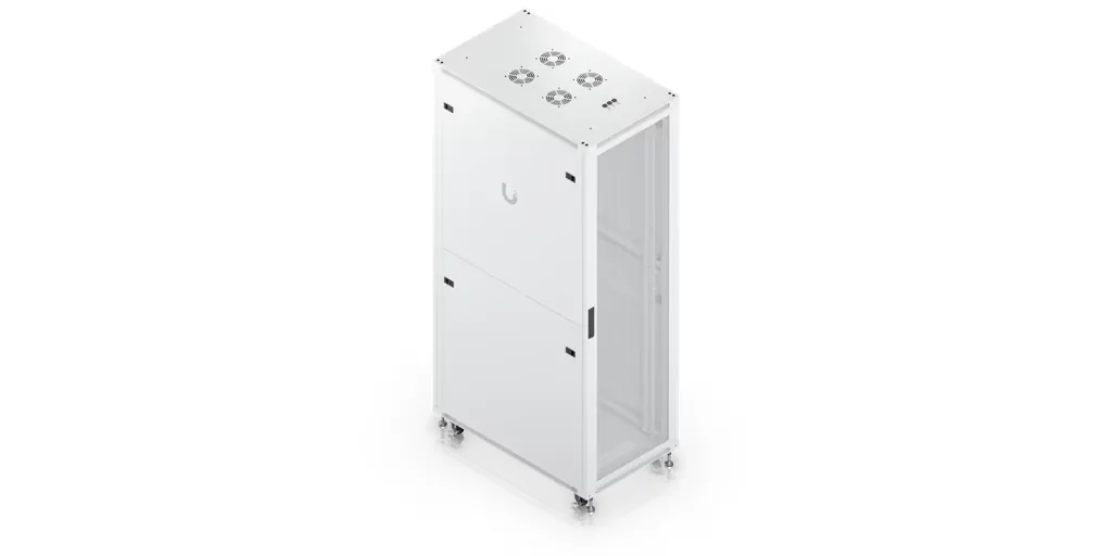42U Rack Cabinet, 1,000 mm, Perforated Door vista 2