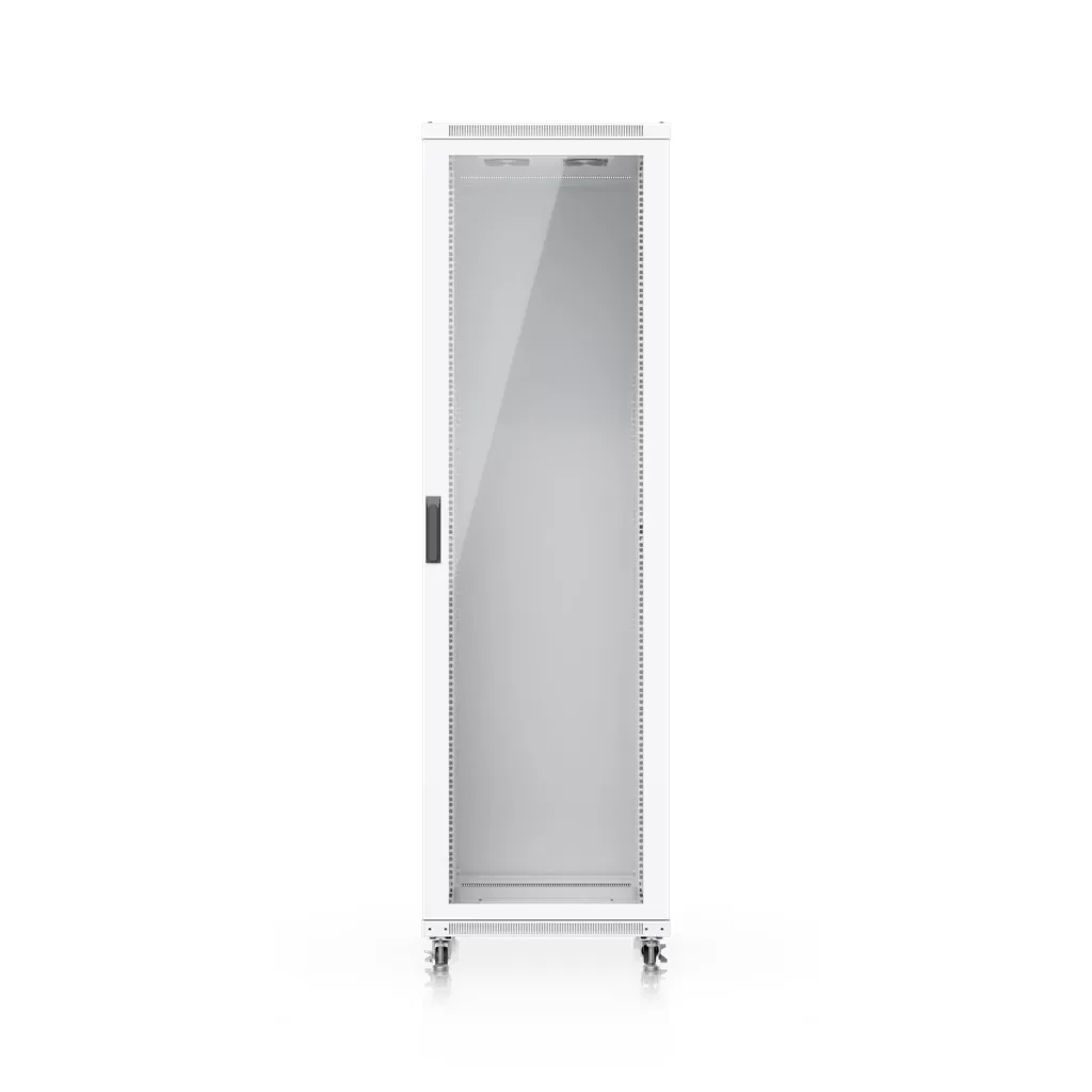 42U Rack Cabinet, 800 mm, Glass Door — UniFi supporto di montaggio Ubiquiti