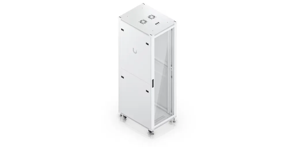 42U Rack Cabinet, 800 mm, Glass Door vista 2
