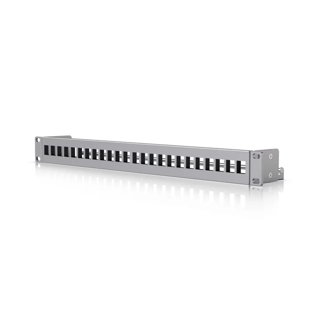 24-Port Blank Keystone Patch Panel vista 3
