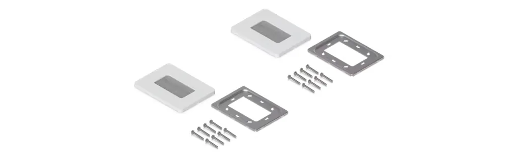 Universal Paintable Passthrough Wall Plate, 2-Pack vista 2