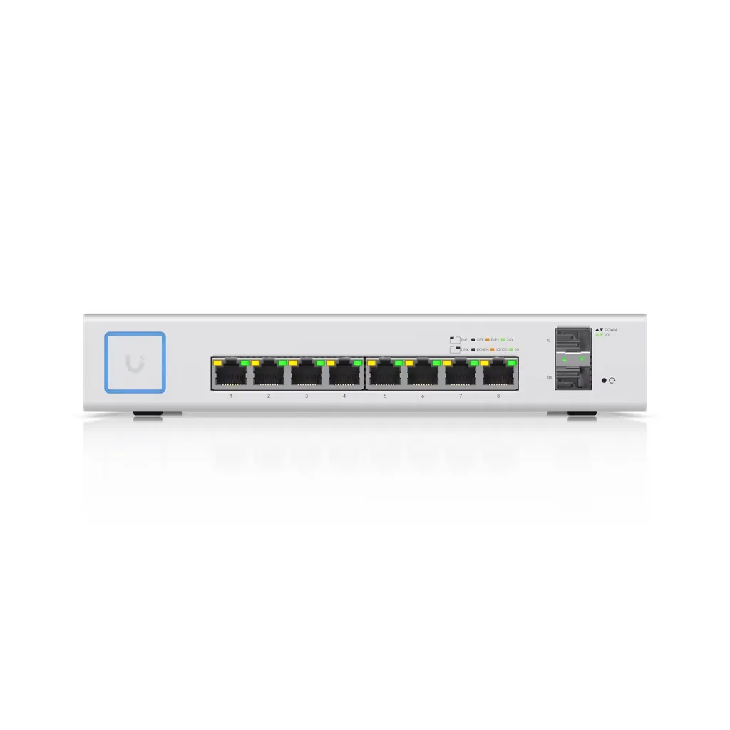 Switch 8 PoE (150W) vista 2