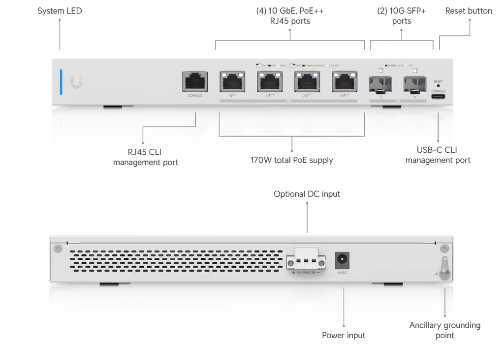 Switch XG 6 PoE vista 6