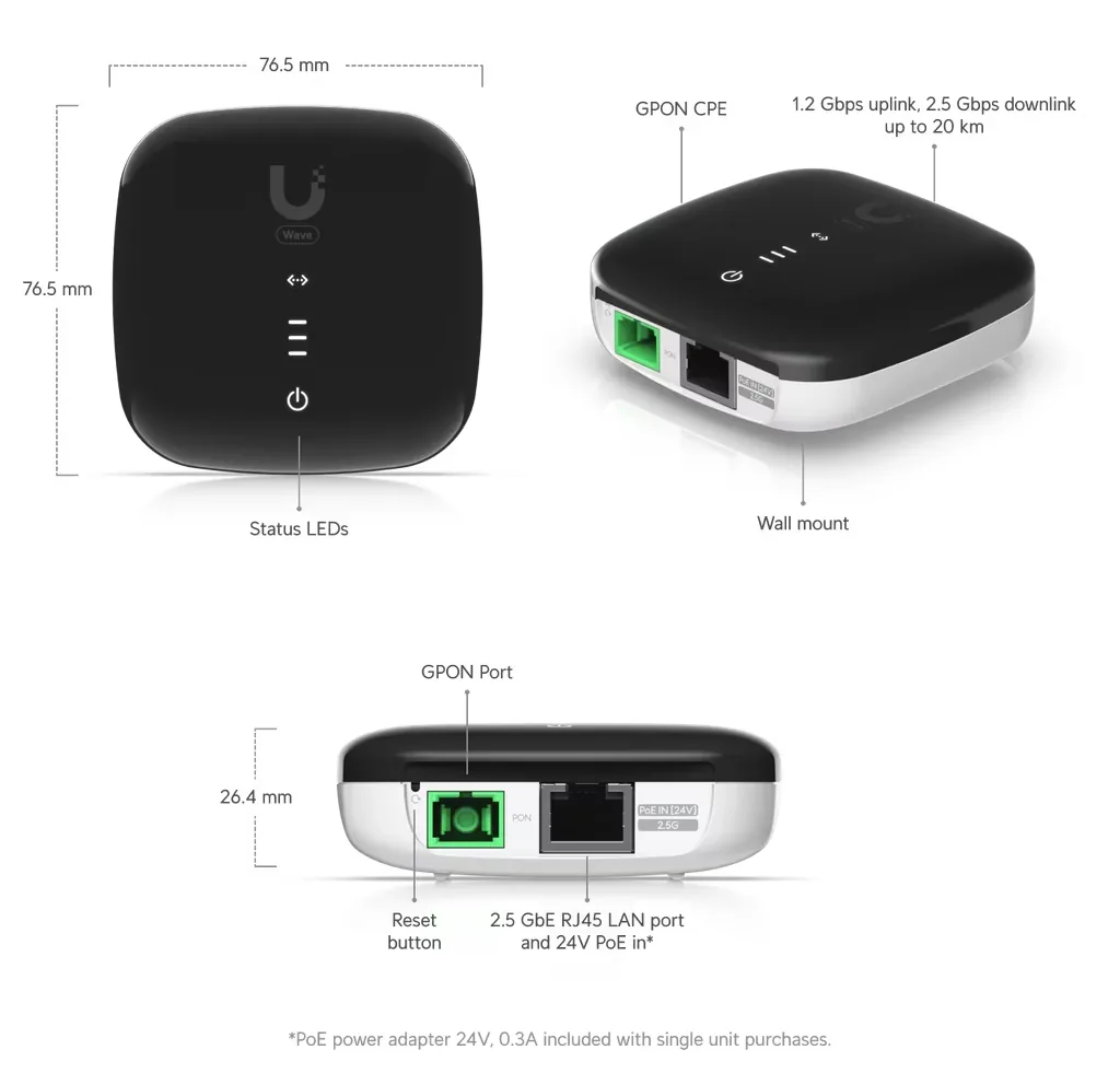 WaveFiber ONU vista 6